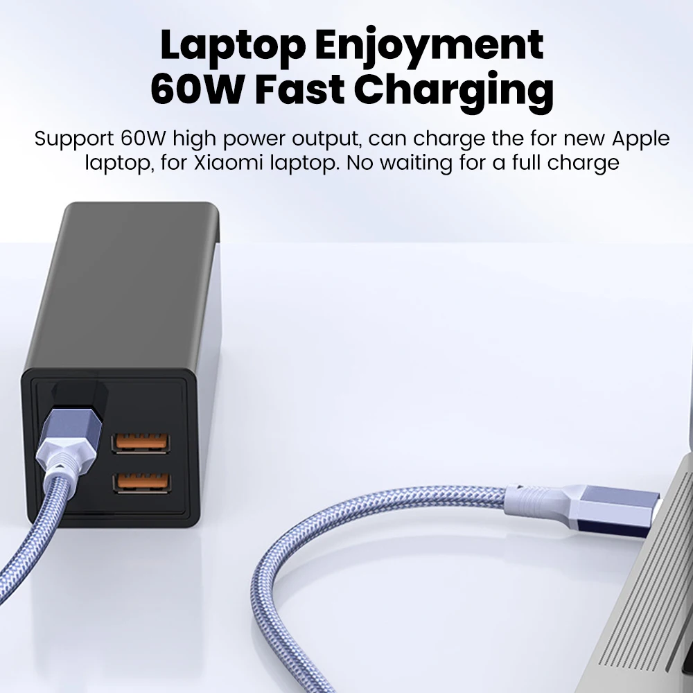 รูปสินค้า สายชาร์จ USB-C 2 เส้น ชาร์จเร็ว 10-20 ซม.