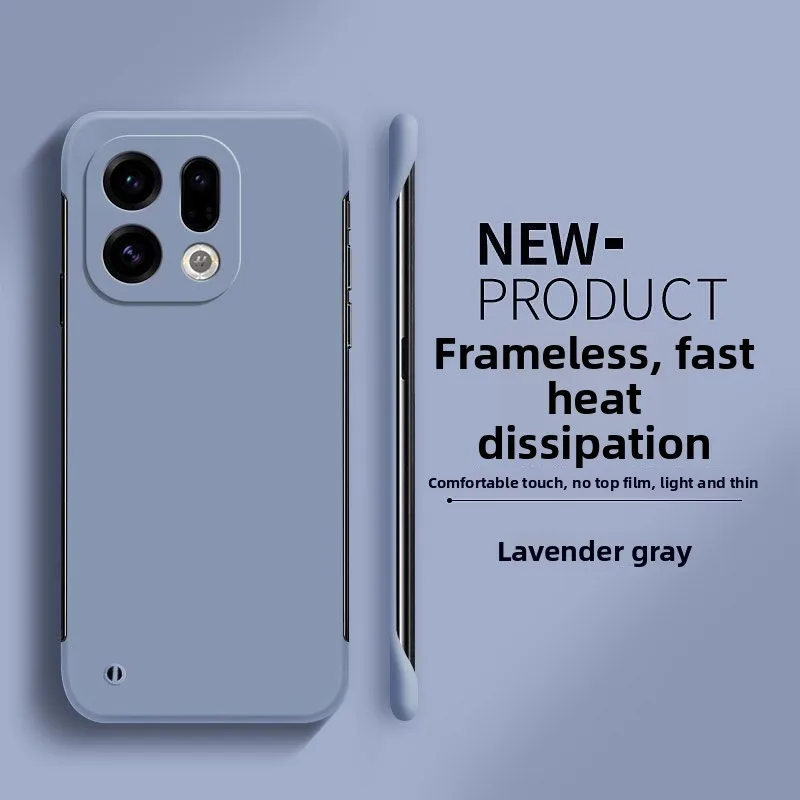 Ultra Thin Hard PC Frameless Phone Case - Rugged Matte Protection Cover