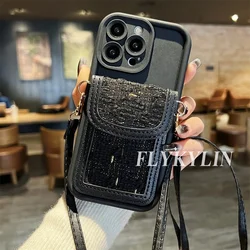 Leather Lanyard for Wallet, Bag, and Phone Case - Soft Shell Accessory (1)