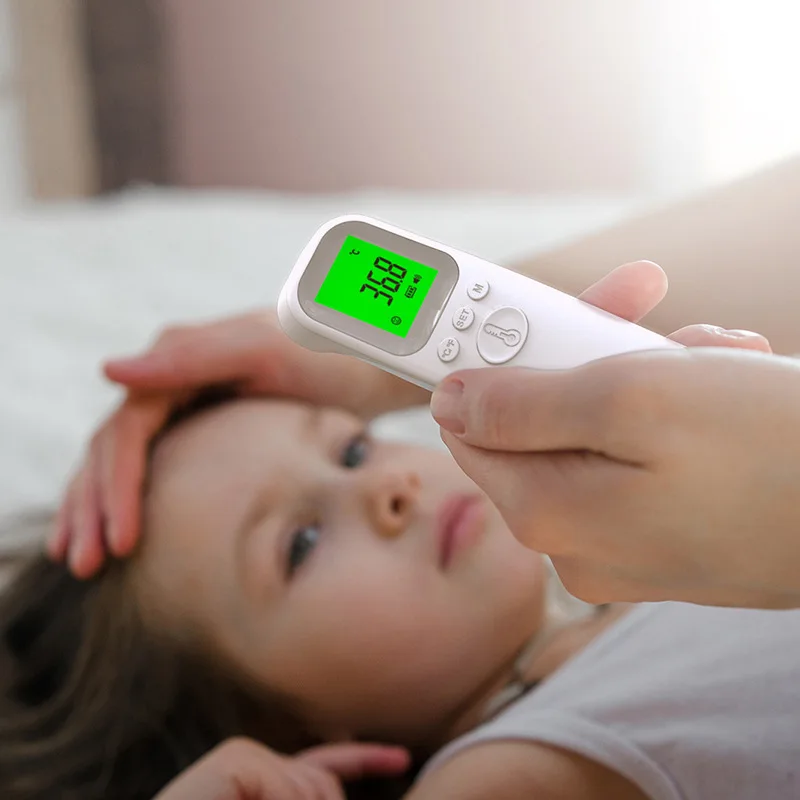 Digital Thermometer Digital Forehead Thermometer Electronic Contactless Clinical Accuracy Non-contact Body Temperature Meter Fever For Adult Child