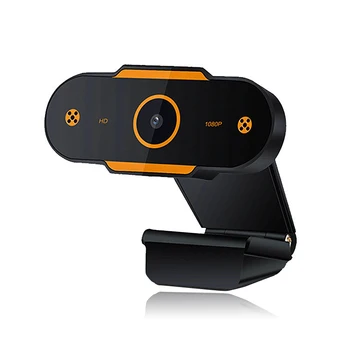 Webcam per computer USB Fotocamera 4K-480P HD Messa a fuoco automatica Webcam CMOS Fotocamera per PC con microfono per videochiamate Insegnamento della rete Riunioni