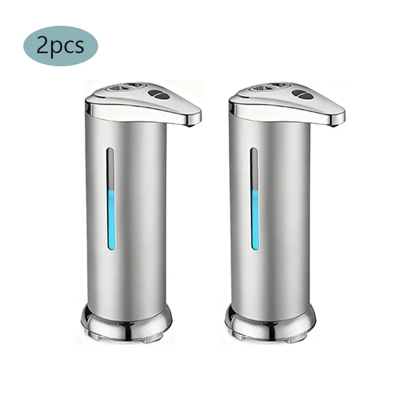 2PCS Automatic Soap Dispenser For Kitchen Touchless Automatic Sensor Hand Sanitizer Soap Dispenser For Hand Soap / Dish Soap