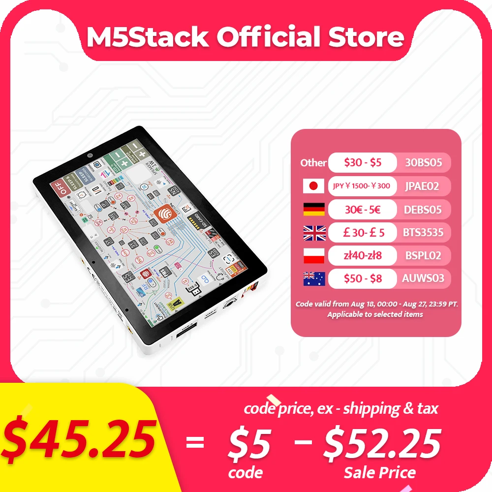 【新品・未開封】 M5Stack Tab5 IoTコントローラー/開発キット 新品・未開封】 M5Stack Tab5 IoTコントローラー/開発キット