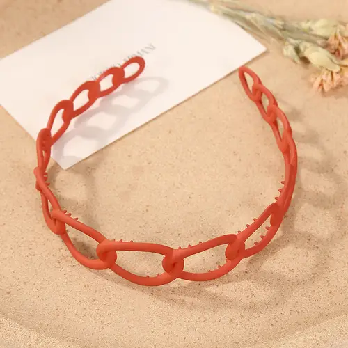 2024 New Fashion All-match Acrylic Sweet Circle Headband Hairbands for Women Girl Clamp Hair Accessorie Headwear Wholesale - Image 6