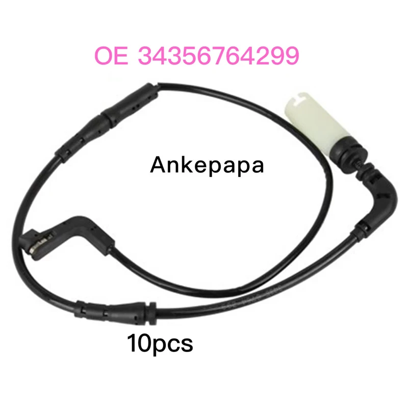 10 шт. 34356764299 датчик износа задних тормозных колодок для BME60 525i 528xi 530i 535i 545i 550i 645Ci 650i M5 M6 OE 34356789493 Brake Se