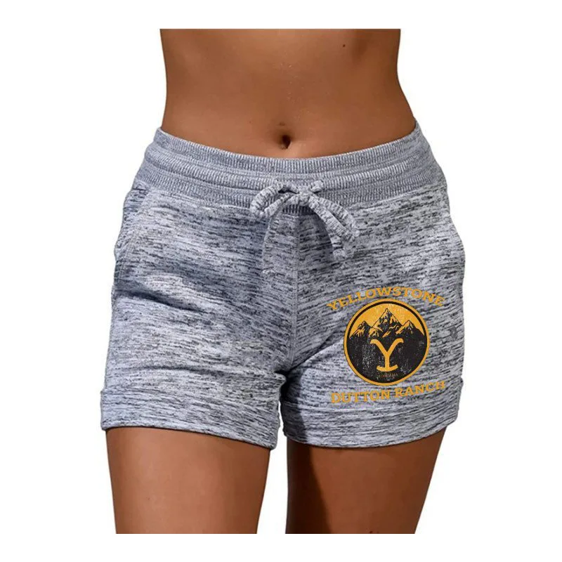 Summer women's shorts sports hip lift fitness pants high waist elastic yoga pants women shorts hotpants Shorts