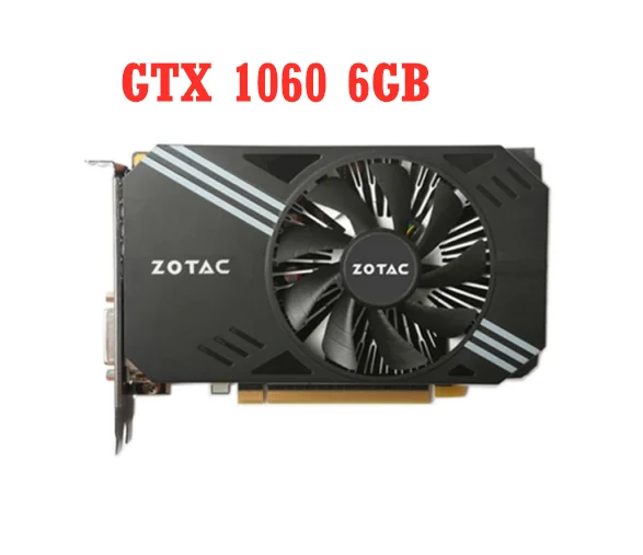 Per Schede Video Zotac Scheda Grafica Gpu Gtx 1060 Originale Da 6Gb Per Geforce Nvidia Gtx1060 6 Gd5 192Bit Mappa Desktop Pci-E X16 Hdmi