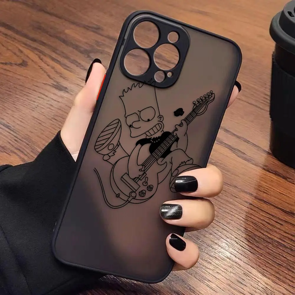 thumbnail image 1 of Case for iPhone Apple 14 13 11 12 MINI Pro XS Max XR X 7 8 SE 2022 2020 6 6S Plus Case Funda Capa Shell Movie The S-Simpsons-S, 1 of 5