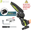 Mini Chainsaw 4/6-Inch Powerful Cordless Rechargeable Handheld Garden Electric Saw Cutting Powered by 18V Battery Power Tool 1