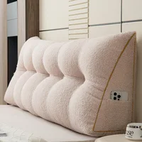 Large Bolster Triangular Headboard Wedge Backrest Positioning Support Bed Rest Reading Pillow Headboard Wedge Pillow for Day Bed 1