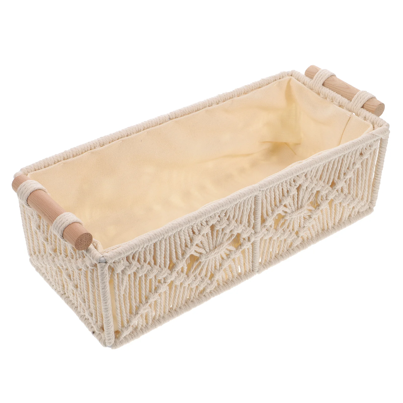 

Tissue Box Handmade Woven Baskets Boho Tray Bohemian Style Sundries Container Storage