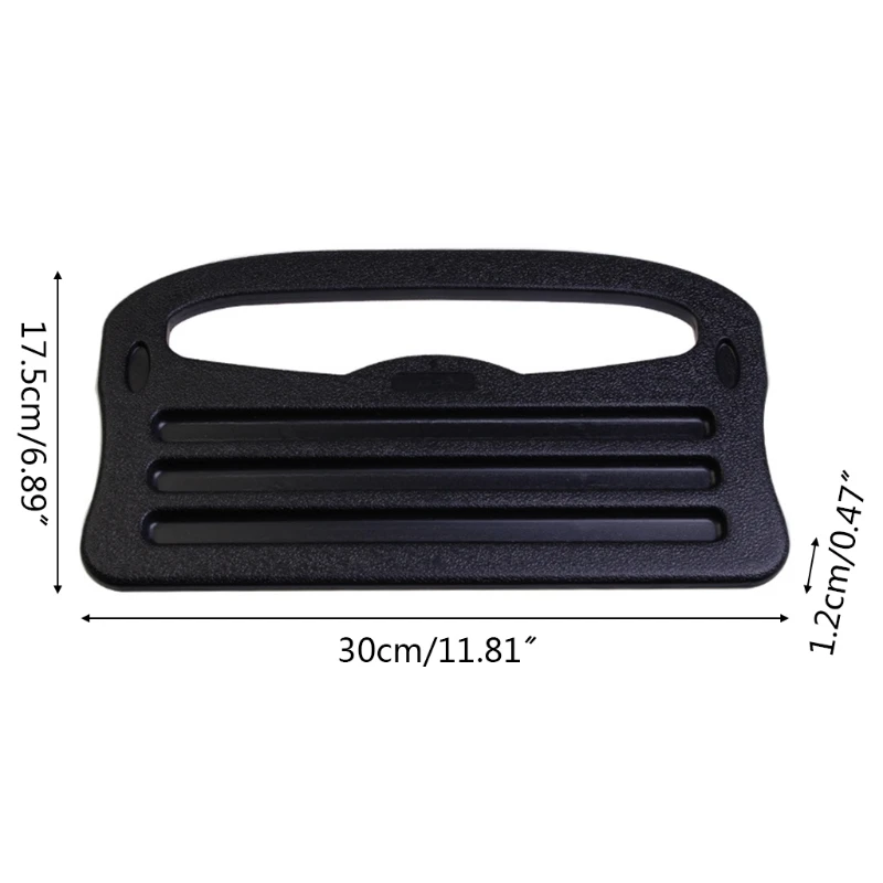 Car Steering Wheel Tray Portable Pad Laptop Notebook Food Tray for Cars Black Vehicle Fits Most Vehicles