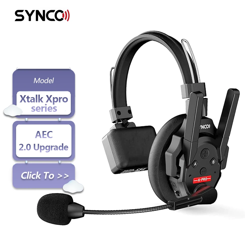 SYNCO Xtalk Xpro1 XPro2 Xpro5 Xpro9 Xpro13 2.4GHzワイヤレス