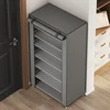 Shoe Cabinet Dustproof Fabric Organizer Multilayer minimalism Shoe Rack Nonwovens Household Economic Type Shoe Rack Cabinet 1