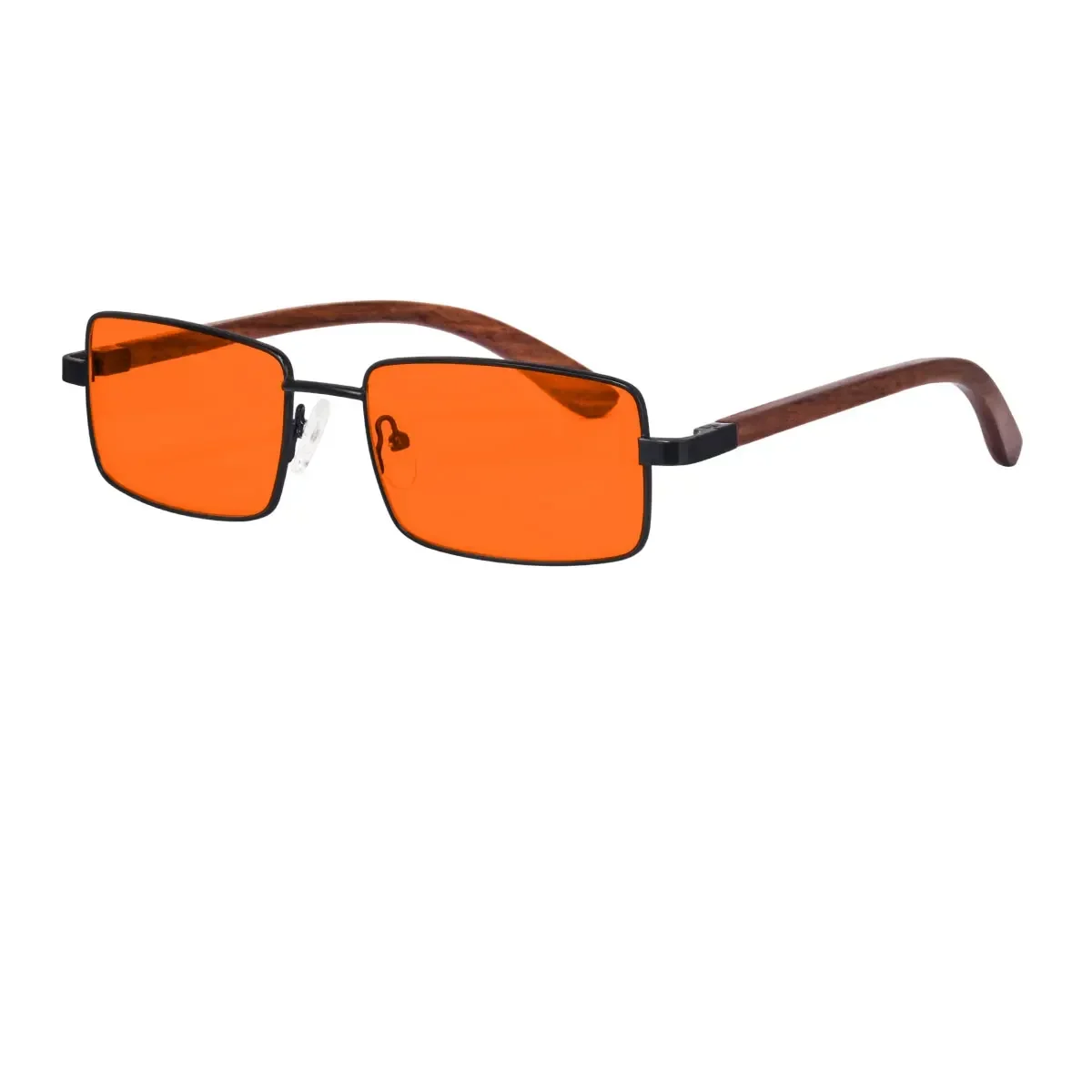 SHINU Good Sleep Blaulicht-blockierende Brille für Herren, rot, orange, Anti-Blaulicht, beseitigt die Belastung der Augen, luxuriöse rote Brille – Detail 8