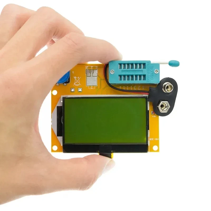 Lcr-T4 T3 12846 Lcd Atmega328 Digital Transistor Tester Meter Retroilluminazione Diodo Triodo Capacità Esr Mos Pnp Npn L/C/R B03
