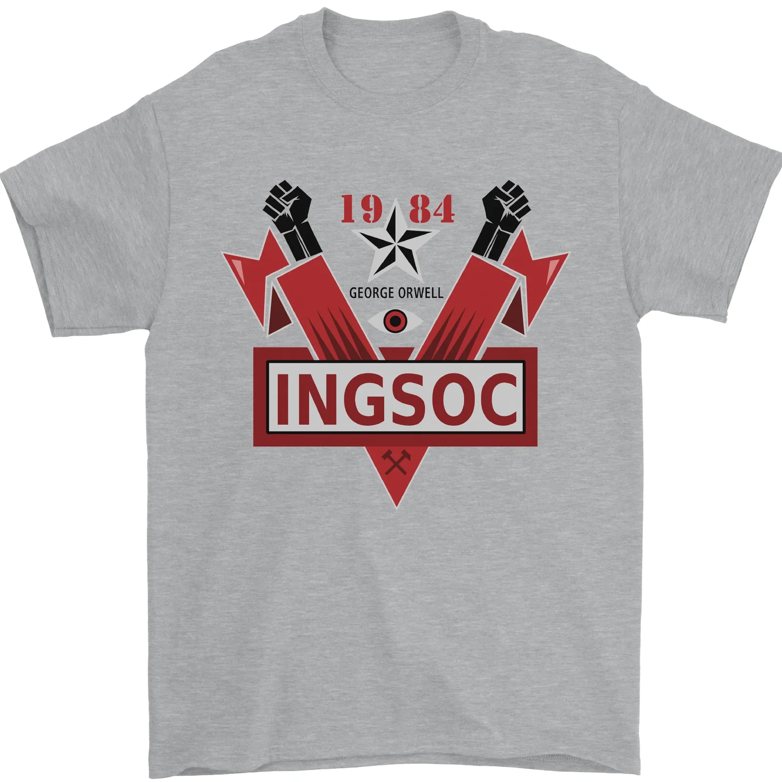Ingsoc George Orwell T-Shirt In Cotone 1994 100% Per Il Socialismo Inglese