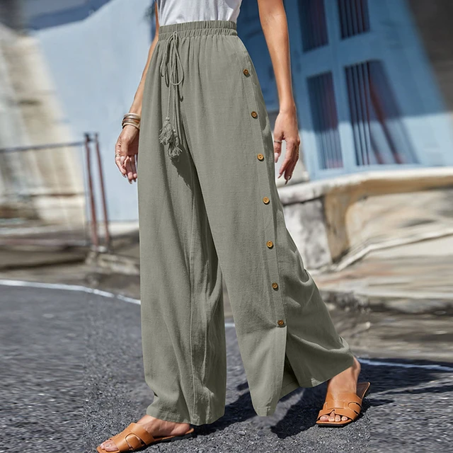 Upgrade Your Denim Game with Tie-Up Belt Wide Leg Pants