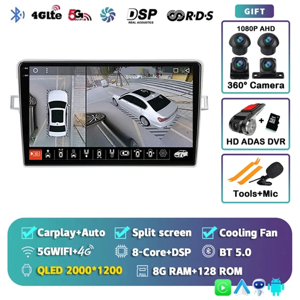 2K 8G-128G 360 DVR