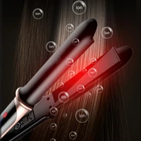 Professional Beauty Hair Tools Hair Straightener Curler Flat Iron Negative Ion Infrared LED Display Hair Straighten Curling Iron 2
