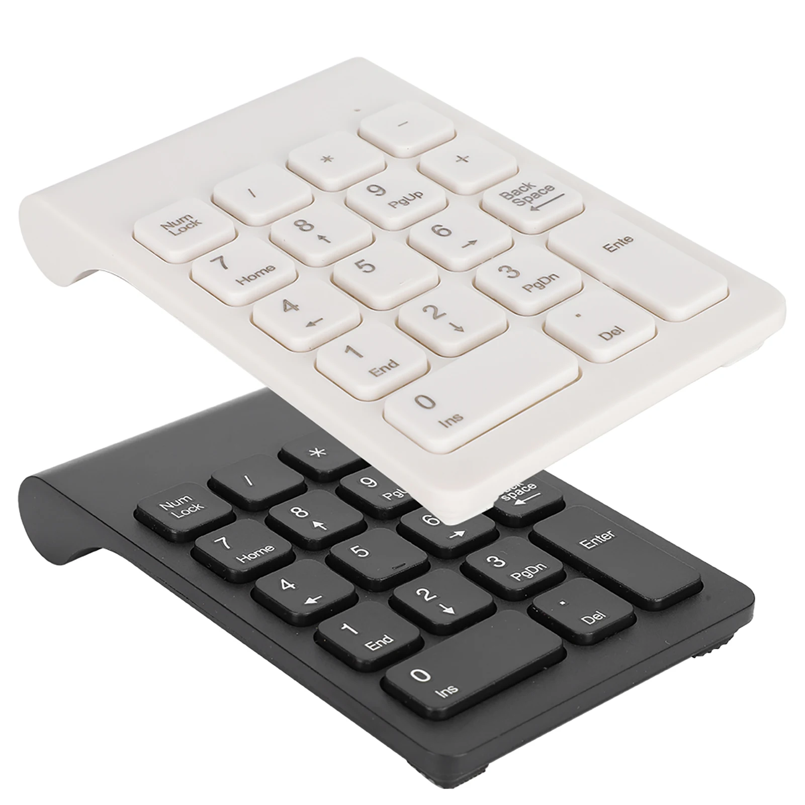 Ergonomic Wireless Numeric Keypad - Lightweight 2.4G USB Mini Keyboard Accessory