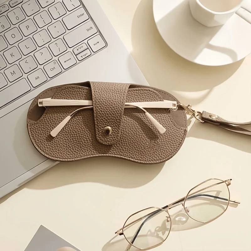 Korean Style PU Leather Sunglasses Pouch and Protector