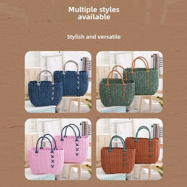 Handwoven Picnic Storage Basket 4