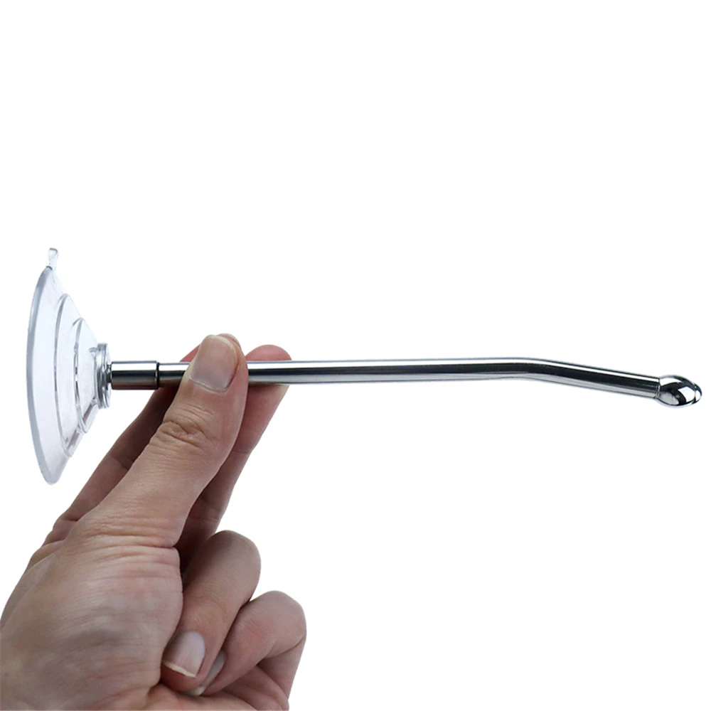 Male Urethral Dilator With Suction Cup Metal Urethral Catheter Penis Plug Sounding Horse Eye Stimulation Adult Products Sex Toys penis sex toys