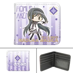 Charming Puella Magi Madoka Magica Anime Bifold Wallet - Cute Cartoon PU Leather Collectible Gift Purse (B)