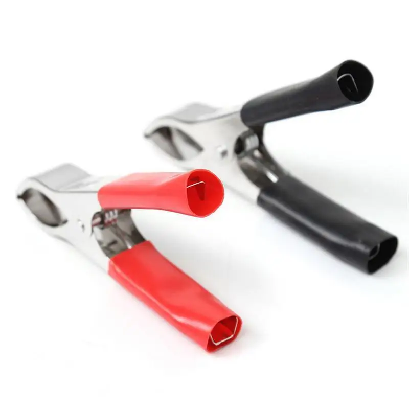 Crocodile Alligator Test Lead Clips 2Pcs for Car Caravan Van