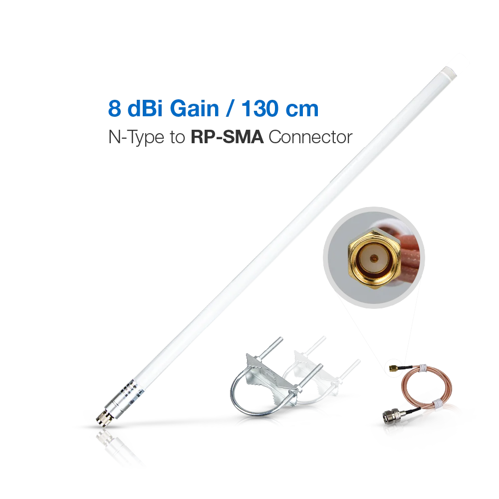 

8dBi Fiber Glass Antenna | Supports 858-878MHz | RAKwireless