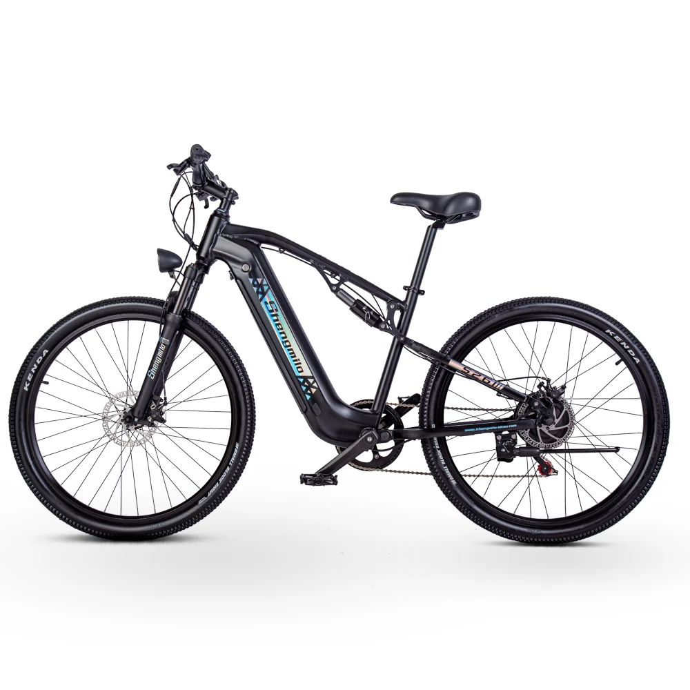 Shengmilo Città Ebike 1000W Bafang E-Bike 27,5 Pollici Bicicletta Elettrica S26 Electric Bike Bici Elettrica Adulto Elettrica E-Mountain Bike Ruote Fa