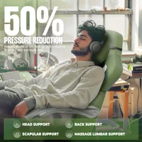 Dowinx Fabric Gaming Chair with Footrest, Big and Tall Gaming Chair for Heavy People, Computer/PC Gamer Chair for Adult - Image 5