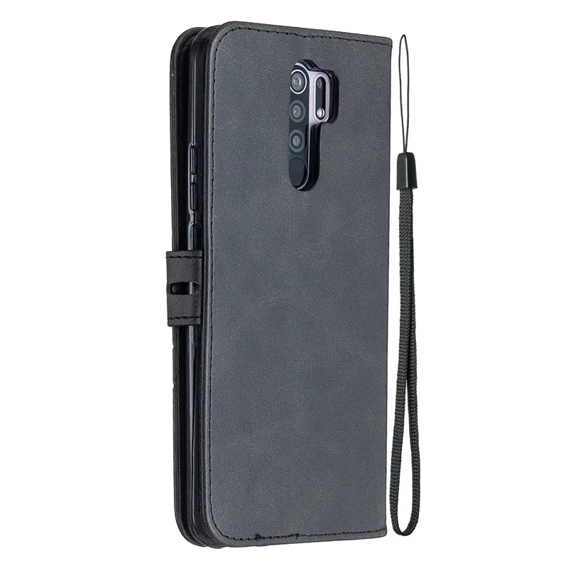 Leather Flip Wallet Phone Case for Xiaomi Redmi 9 - Premium Protective Cover