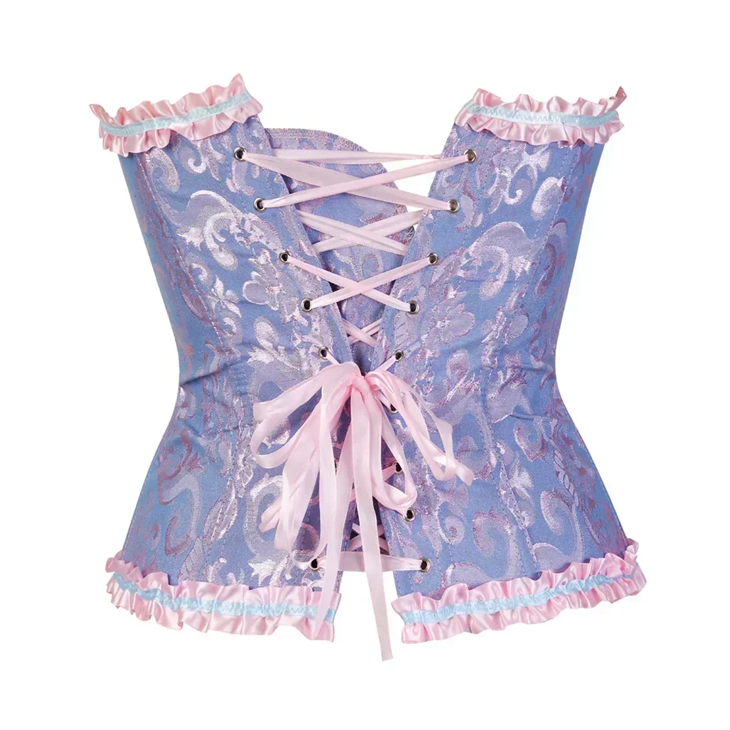 Corset Bustier Top Vintage Corset Top Gothic Corsets Steampunk Bustier Lace Up Corsage Plus Size Sexy Bustiers Carnival Holiday Party Club Costumes