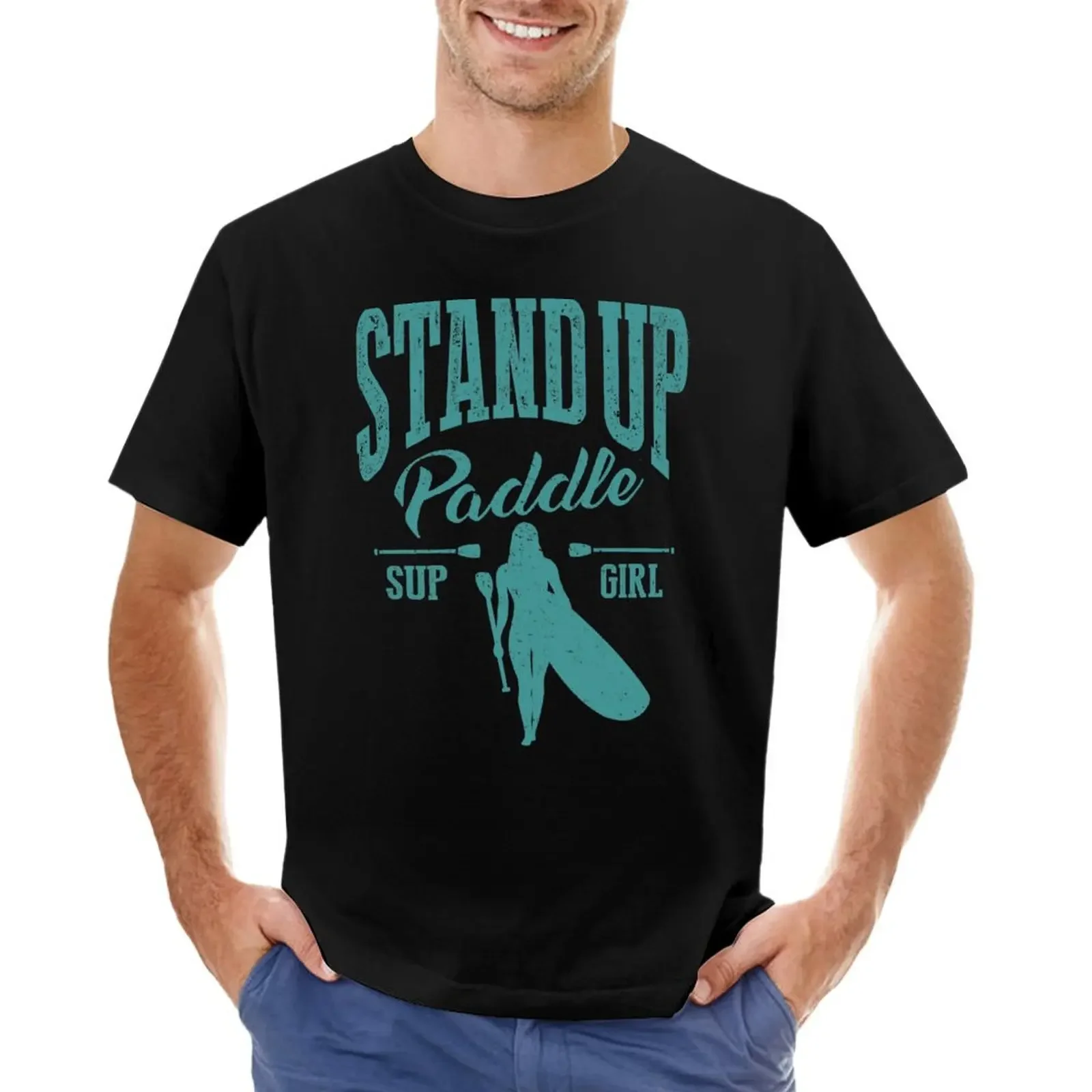 

Stand Up Paddle SUP Girl - Extreme Sport Gift T-shirt vintage clothes sweat customs t shirts for men graphic