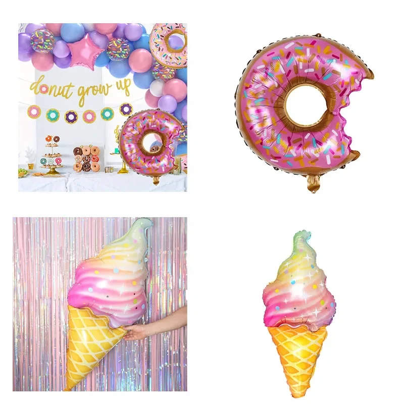 Jumbo Foil Cake Balloons Cartoon Bear Design Happy Birthday Party Decoration Kids Supplies Instagram Photo Props