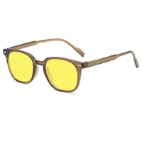 Lunettes de soleil ultralégères à monture narpour la conduite nocturne, lunettes bloquant la lumière bleue, nuances rétro, hommes et femmes, nouveau 4