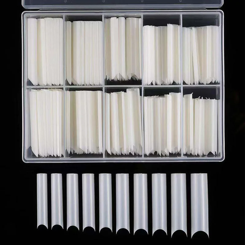 XXL Square Press-On False Nail Tips - 120/200/240pcs