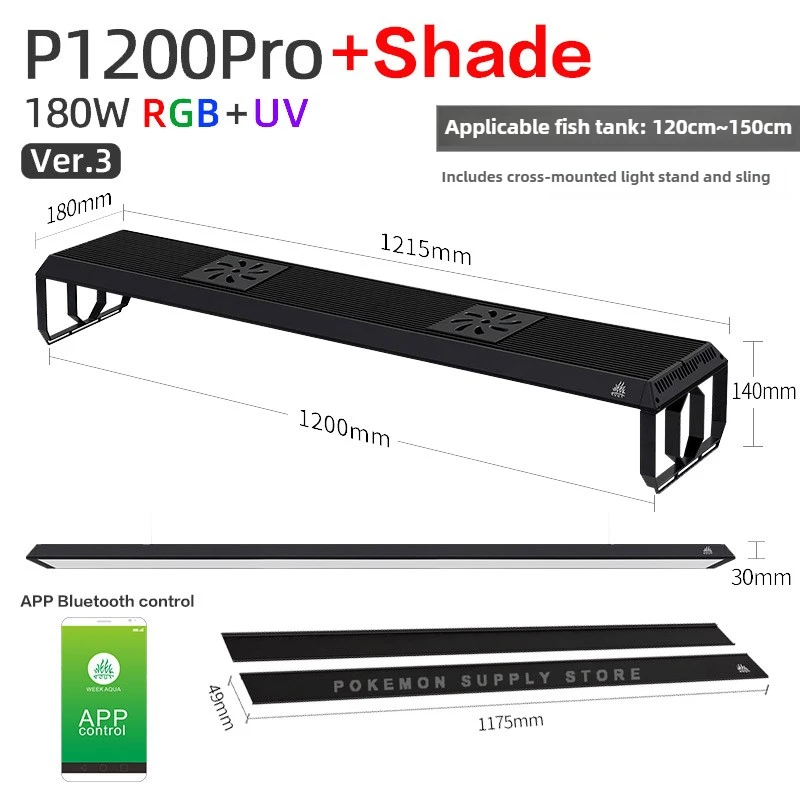 Week Aqua P Series Ver.3 P600 P900 P1200 PRO And Shade