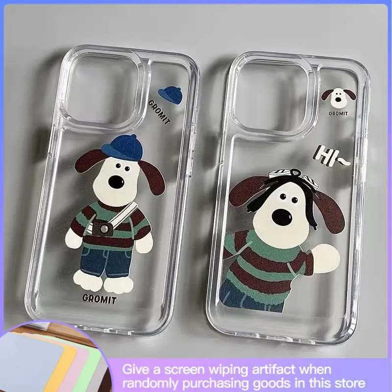 

Роскошный прозрачный противоударный и противоударный телефон для щенков класса премиум подходит для IPhone14 13 12 11 13Pro 13promax Xr Xs