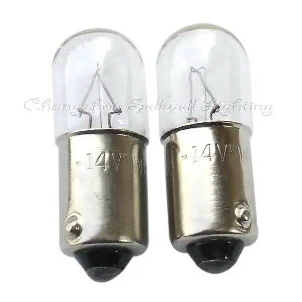 

sellwell lighting miniature Light Lamp Ba9s T10x28 14v 5w A081