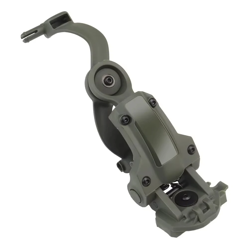Tactical Headset Stand ARC Helmet Headphone Adapter Multi-angle Rotation Helmet Rail Adapter Kit Fit OPS Core ARC Rail tactical headset tactical headset bracket tactical helmet adapter tactical headset clip walkie talkie headset adapter