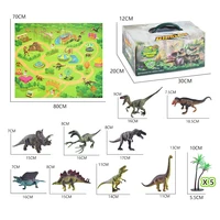 Simulated Dinosaur Toy Set Animal Solid Model Dinosaur Children's World Educational Toys Dinosaur World Game Puzzle Toy Gifts 2