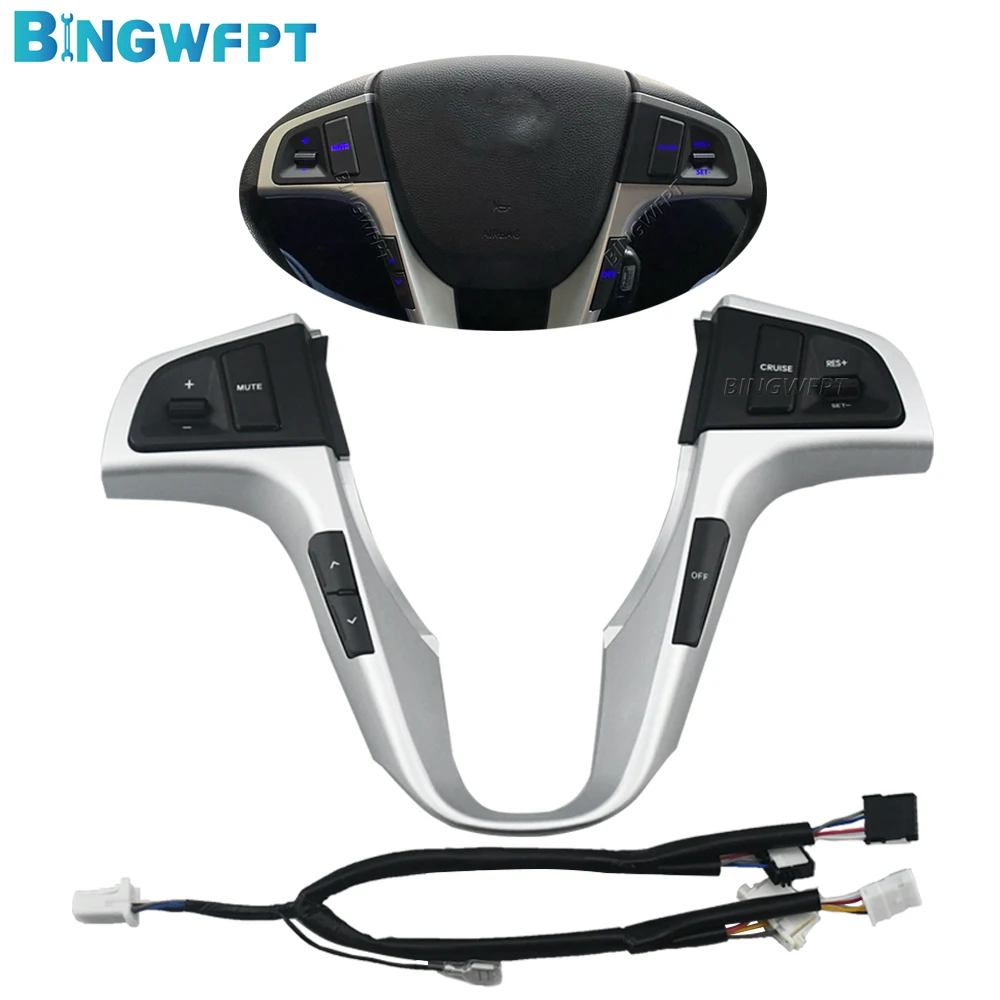 Steering Wheel Cruise Control Button Switch For Hyundai Elantra/Solaris 1.6L – Direct Replacement, 5-Button