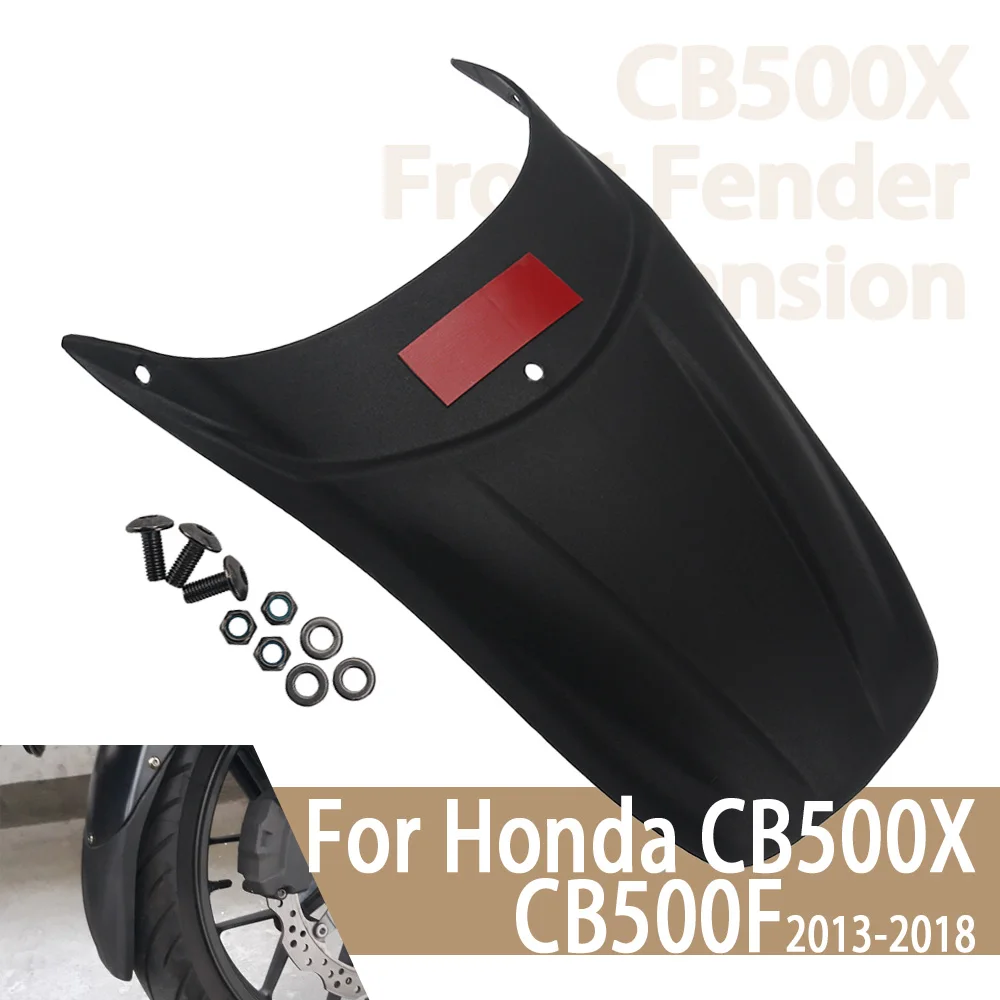 

Motorcycle Accessories Front Mudguard Motocycle Fender For Honda CB500X Accessories CB 500X Extension Engine Defense Mud Guard