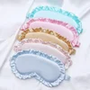 Silk Ruffle Sleep Eye Mask Soft Sleeping Eye Covers Multicolor Night Dream Blackout Eye Patches for Woman Man to Sleep Better 1