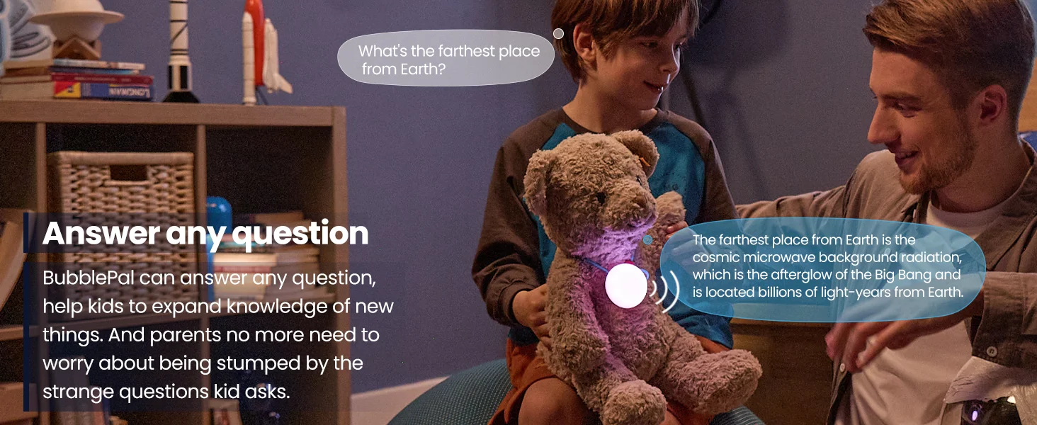 BubblePal- Interactive AI Toy, Learning Companionship to Kids