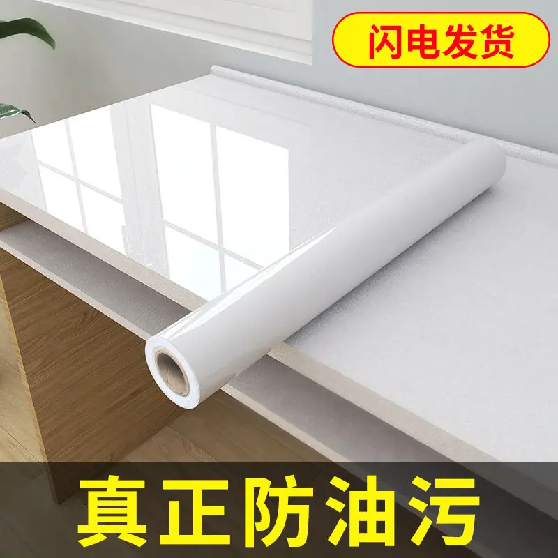 Waterproof  oil-proof self-adhesive marble desktop stickers table paper table stove cabinet furniture renovation beautification