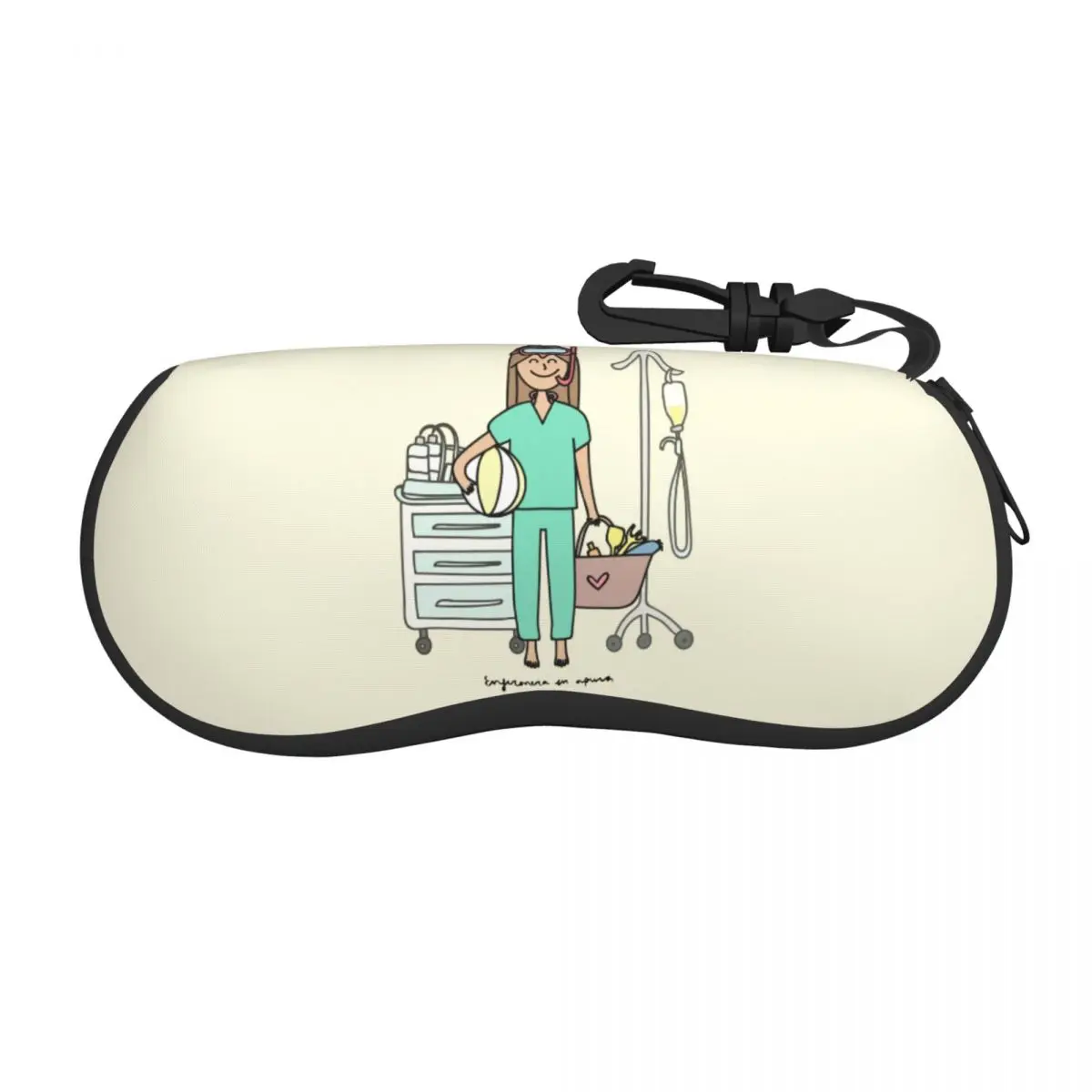 

Custom Nurse Sunglasses Soft Case Neoprene Zipper Health Care Nursing Doctors Shell Eyeglass Case Protective Box For Glasses
